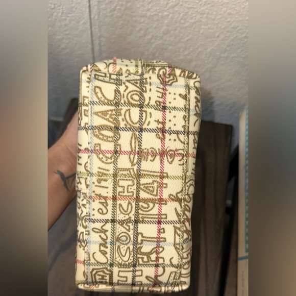 Coach Scribble Multicolor Signature Demi Bag with Gold Metallic Trim (F42236) - Picture 4 of 6